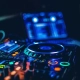DJ mixing board equipment