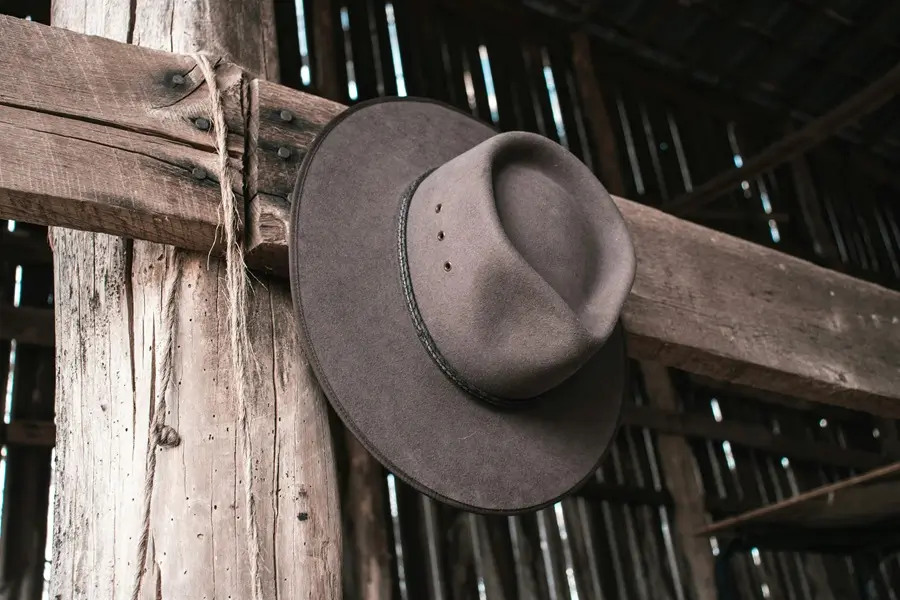 grey cowboy hat