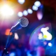 microphone on stage