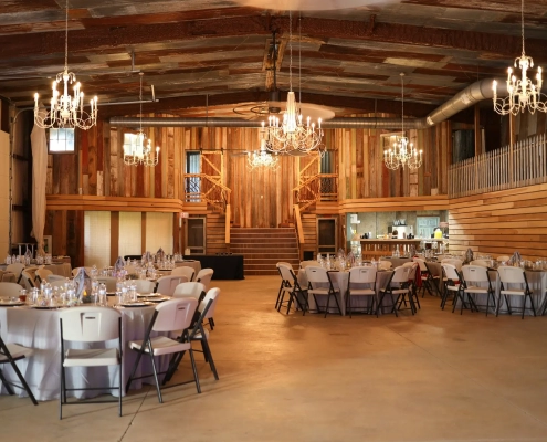 inside wedding venue